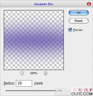 Photoshop 星光装饰的紫色水晶字4