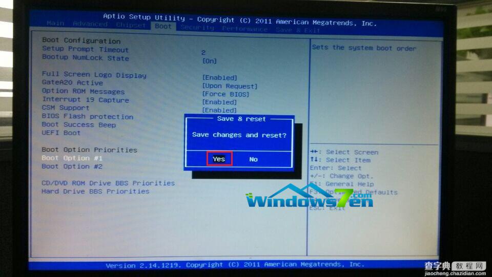 重装系统映泰H61MLC2主板如何设置BIOS从光盘启动教程4