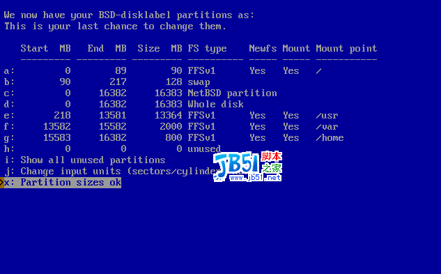 NetBSD 系统安装详细图解21