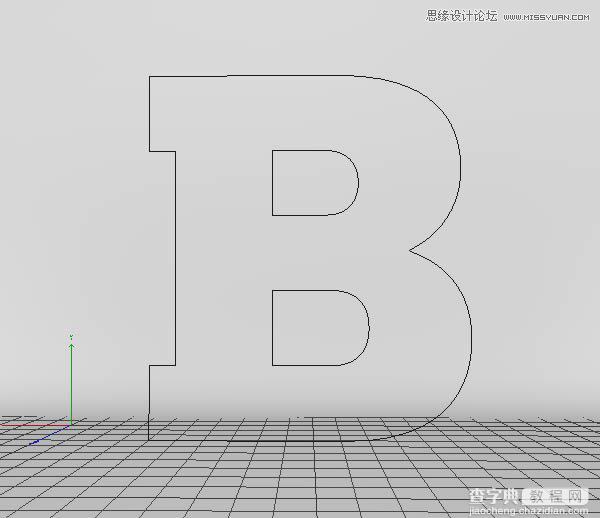 Photoshop结合C4D制作三维立体艺术字母B12