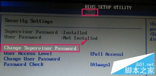bios开机密码怎么设置或取消?bios开机密码操作介绍9