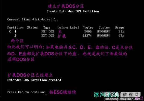 FDISK硬盘分区图解教程 图片已修复23