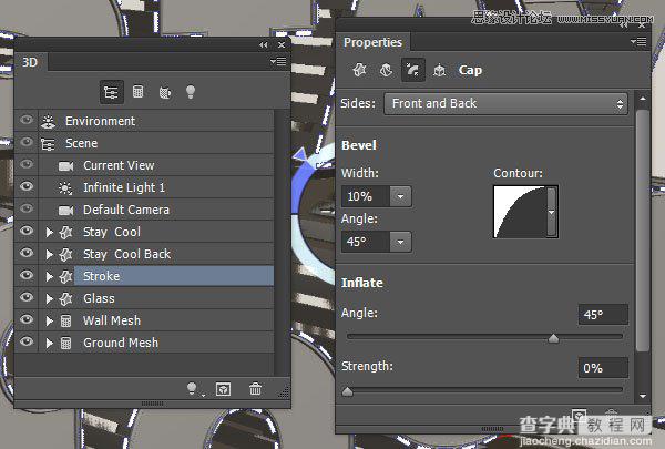 Photoshop设计漂亮创意的3D立体艺术字教程25