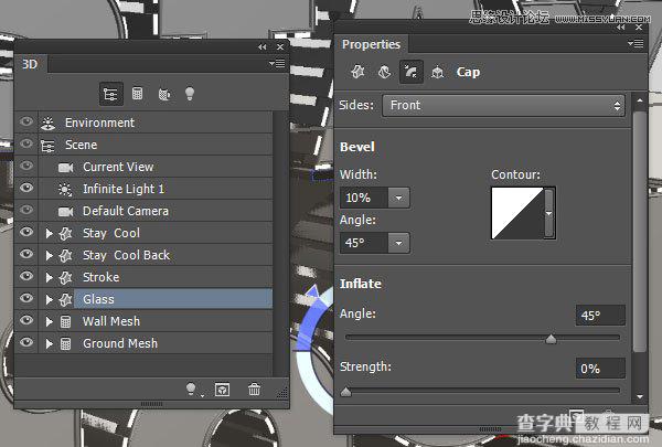 Photoshop设计漂亮创意的3D立体艺术字教程27