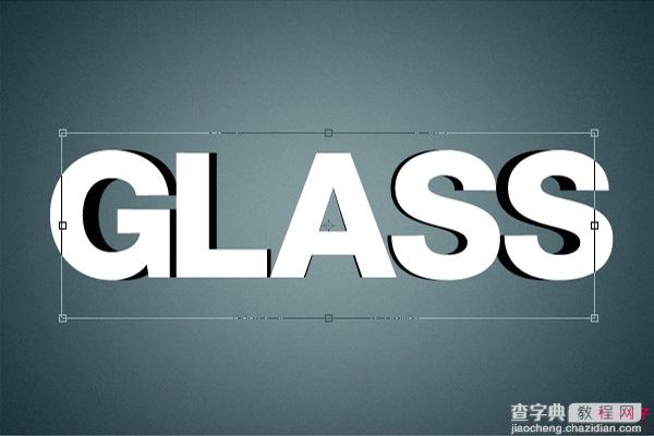 Photoshop打造一款玻璃立体文字7