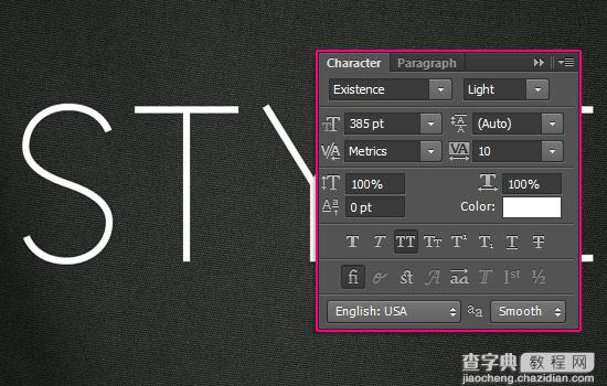 PS文字教程：用PS打造时尚个性的铆钉文字效果4