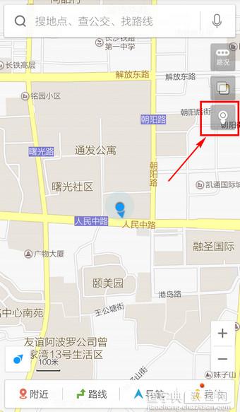 百度手机地图怎么看街景？百度地图查看街景的方法1