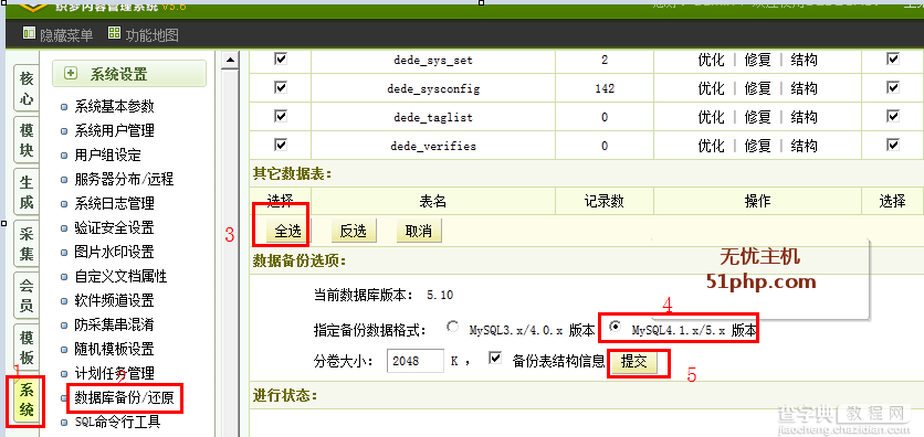 Dedecms v5.6升级到dedecms v5.7 sp1 最新教程(图文教程)3