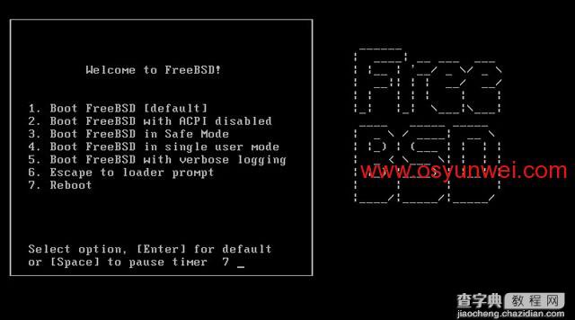 FreeBSD 8.2 安装教程图文详解1