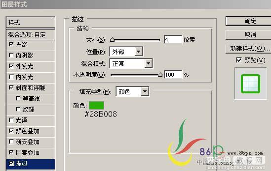 ps 彩色花纹字效果14