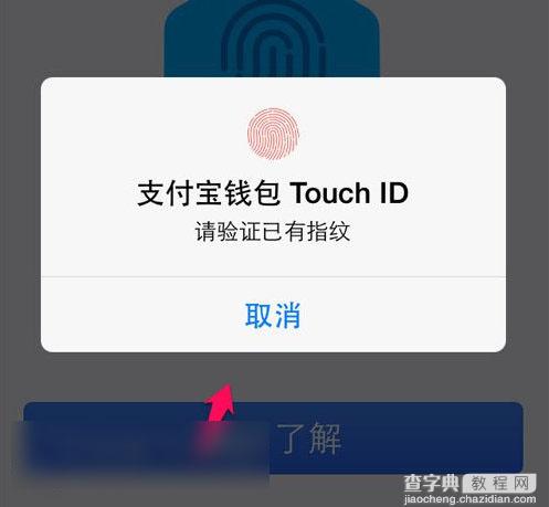 支付宝钱包指纹解锁怎么用？支付宝钱包指纹解锁设置教程6