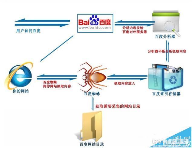 百度是如何收录网页的?百度蜘蛛收录一个网站的的全过程揭秘1