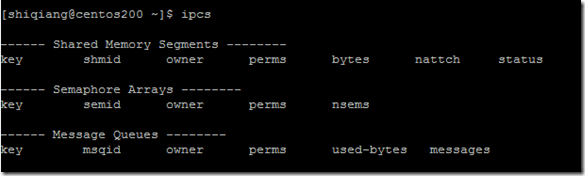 Linux IPC命令的用法详解1