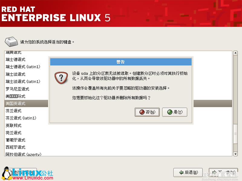 Red Hat Enterprise Linux 5.X的图形安装教程7