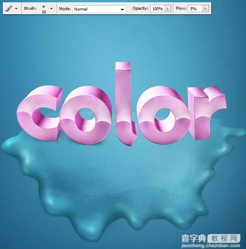 Photoshop 打造超绚的3D字插画48