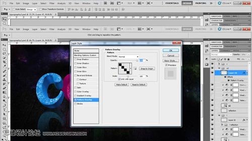 Photoshop 制作绚丽多彩的3D艺术字21