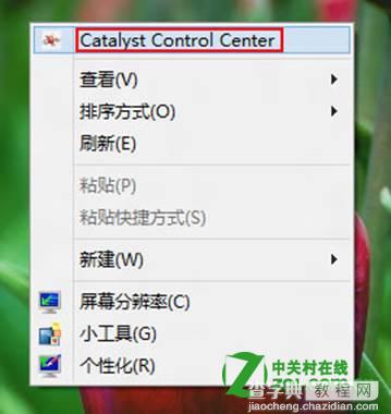 win8系统下使用ATI显卡调整屏幕缩放1