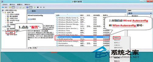 Win8开启802.1x身份验证即启用IEEE 802.1X网络认证功能3