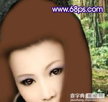 Photoshop 打造梦幻的古典仿手绘美女12