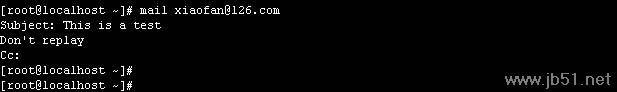 Linux系统下使用mail发送Internet邮件的配置方法1