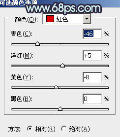 Photoshop将外景人物图片调制成甜美的暗青色15