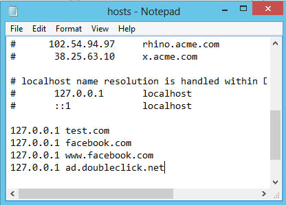 如何解决Windows8不支持hosts文件屏蔽的问题1