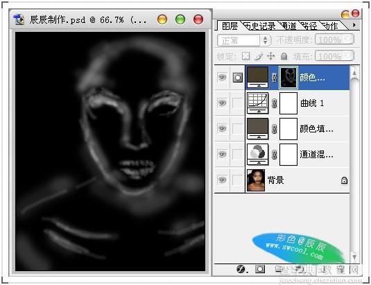 Photoshop 黄金首饰模特广告色调29