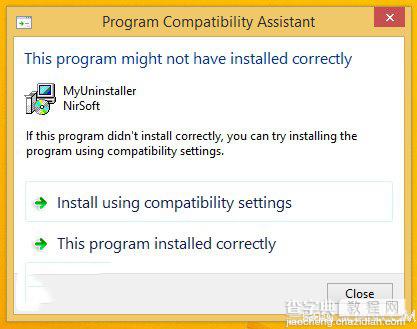 Win8/8.1程序兼容性助手功能的关闭小技巧1