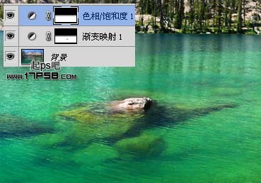 photoshop使用快速蒙版和调整层打造出清澈透亮图片效果6