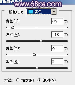 Photoshop为草地人物图片调制出柔和的紫红色效果6