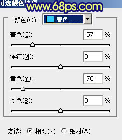 Photoshop将外景人物图片调成深蓝的秋季色13