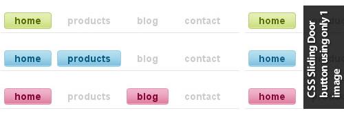 基于CSS的30个导航和按钮优秀设计教程18