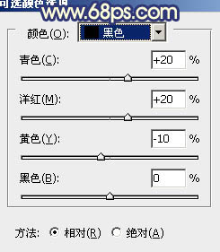 Photoshop将外景人物图片调制出时尚的淡调蓝紫色效果7