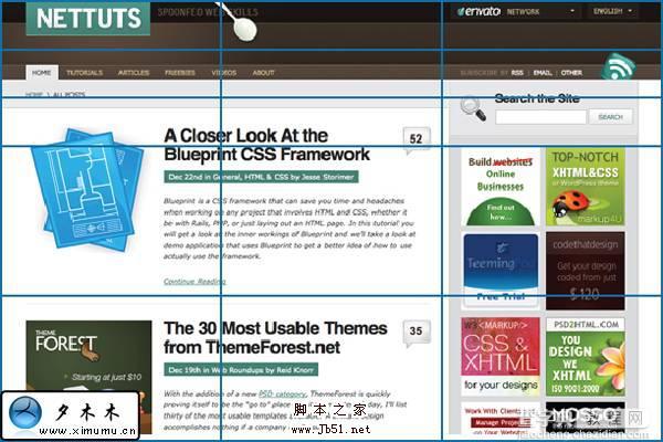 Web设计中的黄金分割分析10