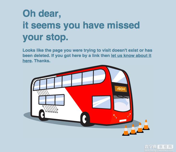 史上最有创意的404页面设计有效改善网站用户体验1