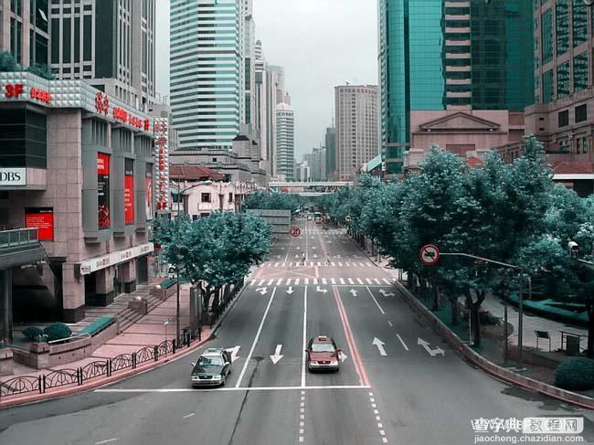 photoshop调色教程:游荡的城市颓废效果3