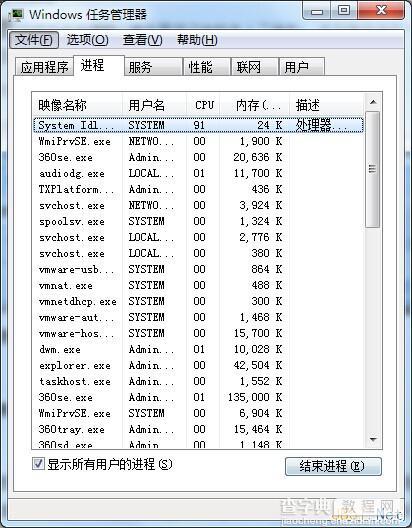 Windows7开机黑屏但能看到鼠标问题的解决方法1