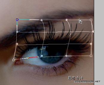Photoshop 漂亮MM打造一双完美的眼睛5