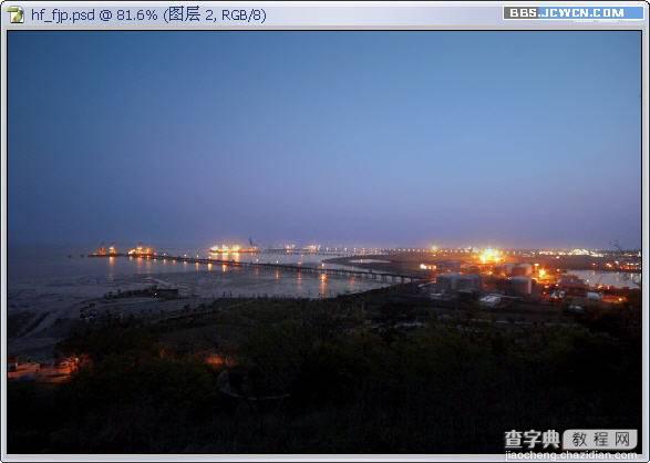 Photoshop简单对夜景图片进行美化处理13