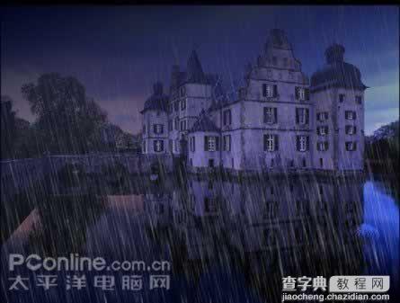 photoshop教程：雨夜特效简单做26