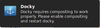 Linux下如何修复Lubuntu中的Docky混合错误1