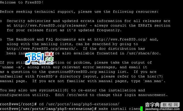 FreeBSD6.2上搭建apache2.2+mysql5.11+php5+phpmyadmin6