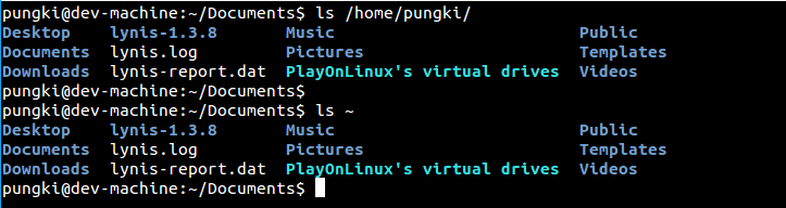 linux ls命令的20个实用范例20