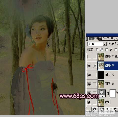 Photoshop 偏黄照片鲜丽的红色调6