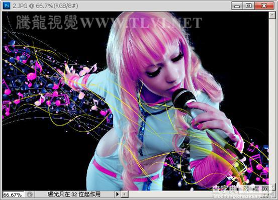 Photoshop CS5 调整绚丽多变的图像效果19