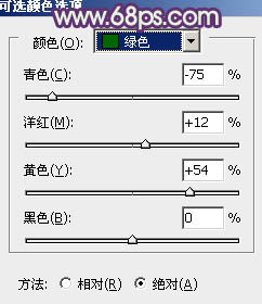 Photoshop将树林写真人物图片打造出漂亮的橙紫色6