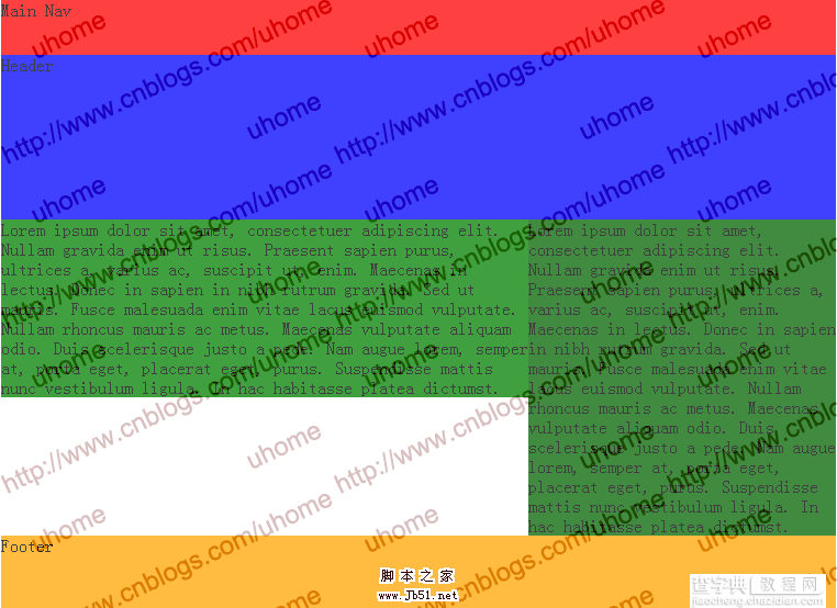 Div+CSS 布局入门教程之二 构建网站8