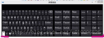 win8下不能用小键盘打字按Fn+F8(NumLock)不能切换小键盘1