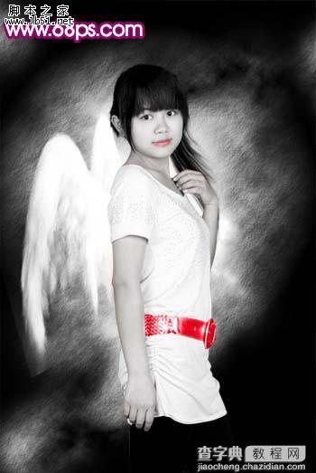 Photoshop 个性的黑白天使18