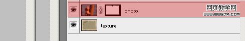 photoshop利用纹理素材快速制作褪色的老照片8